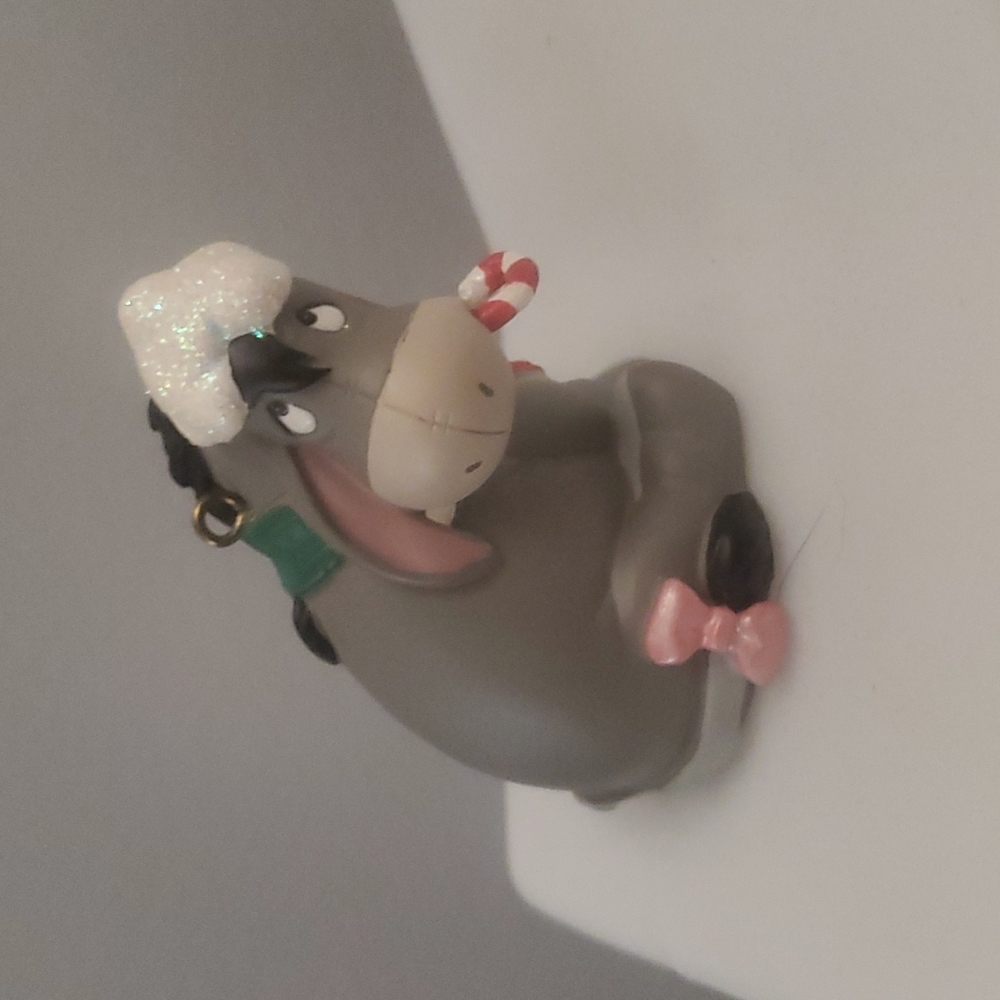 Disney eeyore candy cane ornament